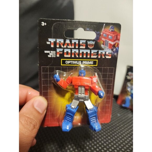 Transformer JustPlay Hasbro Mini G1 Figures Set Megatron Optimus Prime Bumblebee - Picture 3 of 9